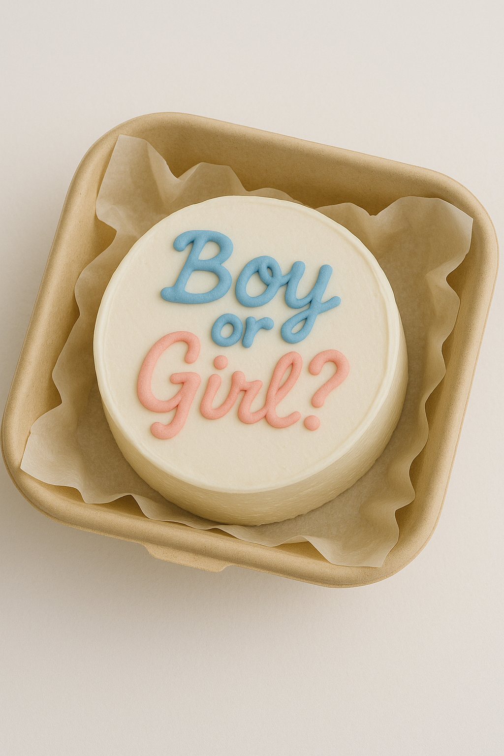 Bento cake Gender reveal